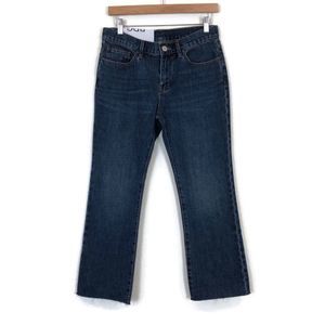 BDG UO Highgate Mid Rise Raw Hem Blue Jeans NWT